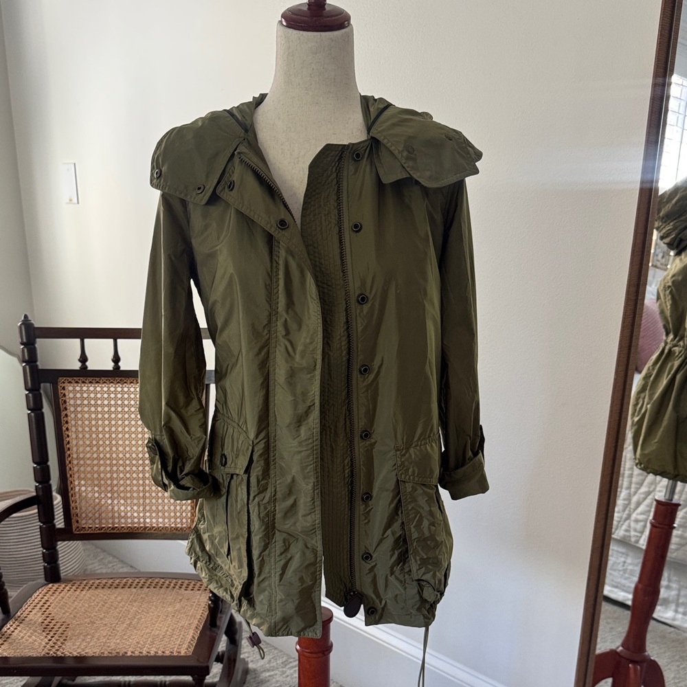 Burberry Olive Utility Jacket